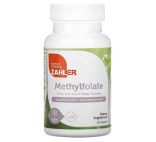 Zahler, Метилфолат, 60 капсул