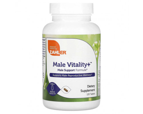 Мужское здоровье Zahler, Male Vitality +, 120 таблеток Мужское здоровье Zahler, Male Vitality +, 120 таблеток
