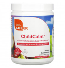 Zahler, ChildCalm, Children's Relaxation Support Formula, Fruit Punch, 60 Chewable Tablets