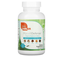 Zahler, Myco5Defense, Organic Mushroom Blend , 60 capsules