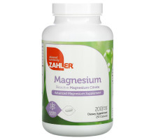 Zahler, Magnesium, Bioactive Magnesium Citrate, 200 mg, 250 Capsules