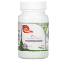 Zahler, Zinc, Bioactive Zinc Citrate, 90 Capsules