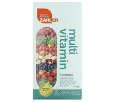Витаминно-минеральные комплексы Zahler, Multivitamin Immune, ежедневная мультивитаминная добавка для укрепления иммунитета с грибом-бараном и ParActin, 60 капсул