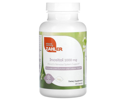 Zahler, Inositol, 1,000 mg , 120 Capsules Zahler, Inositol, 1,000 mg , 120 Capsules