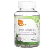 Zahler, Iron Complex, 250 капсул