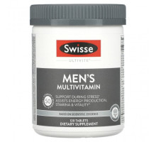 Мужское здоровье Swisse, Ultivite, мультивитамины для мужчин, 120 таблеток