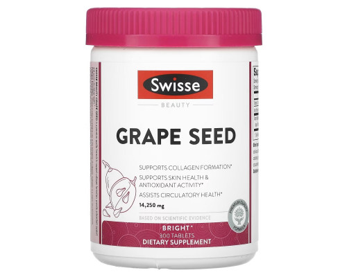 Swisse, Ultiboost, Grape Seed, 14,250 mg, 300 Tablets Swisse, Ultiboost, Grape Seed, 14,250 mg, 300 Tablets