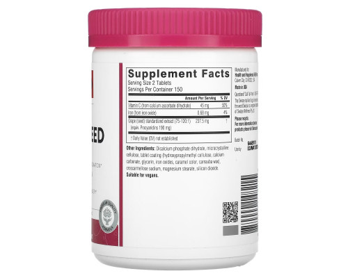 Swisse, Ultiboost, Grape Seed, 14,250 mg, 300 Tablets Swisse, Ultiboost, Grape Seed, 14,250 mg, 300 Tablets