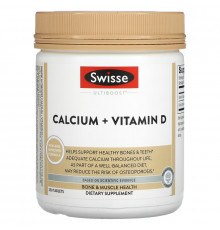 Swisse, Ultiboost, Calcium + Vitamin D, 250 Tablets