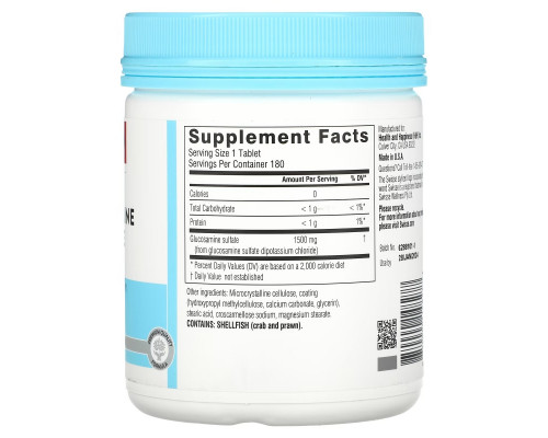 Swisse, Ultiboost, Glucosamine Sulfate, 1,500 mg, 180 Tablets Swisse, Ultiboost, Glucosamine Sulfate, 1,500 mg, 180 Tablets