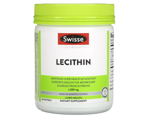 Swisse, Ultiboost, Lecithin, 1,200 mg, 180 Capsules Swisse, Ultiboost, Lecithin, 1,200 mg, 180 Capsules