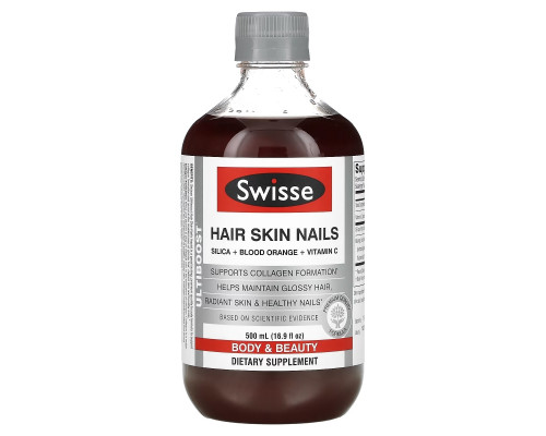 Swisse, Hair Skin Nails, Liquid, 16.9 fl oz (500 ml) Swisse, Hair Skin Nails, Liquid, 16.9 fl oz (500 ml)
