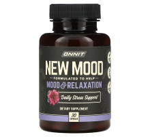 Onnit, New Mood, Mood & Relaxation, 30 Capsules