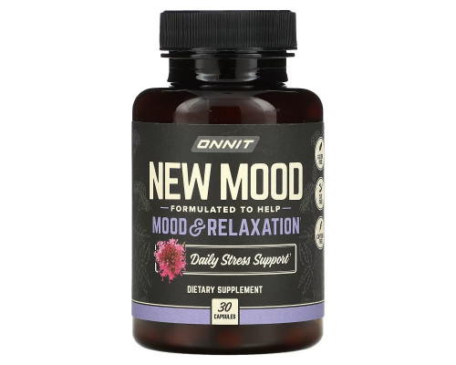 Onnit, New Mood, Mood & Relaxation, 30 Capsules Onnit, New Mood, Mood & Relaxation, 30 Capsules