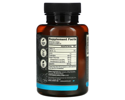 Onnit, Krill Oil, Essential Fats, 60 Softgels Onnit, Krill Oil, Essential Fats, 60 Softgels