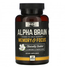 Onnit, Alpha Brain, 90 Capsules