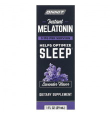 БАДы Onnit, мелатонин быстрого действия, лаванда, 3 мг, 29 мл (1 жидкая унция)