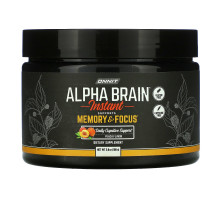 Onnit, Alpha Brain Instant, Memory & Focus, Natural Peach Flavor, 3.8 oz (108 g)