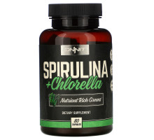 Onnit, Spirulina + Chlorella, 80 Capsules