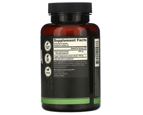 Onnit, Spirulina + Chlorella, 80 Capsules Onnit, Spirulina + Chlorella, 80 Capsules