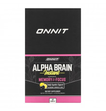 Onnit, AlphaBRAIN Instant, Memory & Focus, Blackberry Lemonade Flavor, 30 Packets, 0.14 oz (3.9 g) Each
