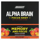 Улучшение памяти и работы мозга Onnit, Alpha Brain Focus Shot, персик, 6 флаконов по 75 мл (2,5 жидк. Унции)
