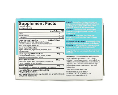 Zenwise Health, ZenZYMES+, Digestive Enzymes + Pre & Probiotics + Botanicals, 90 Capsules Zenwise Health, ZenZYMES+, Digestive Enzymes + Pre & Probiotics + Botanicals, 90 Capsules