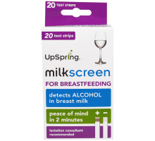 UpSpring, Milkscreen, 20 Пробных Полосок