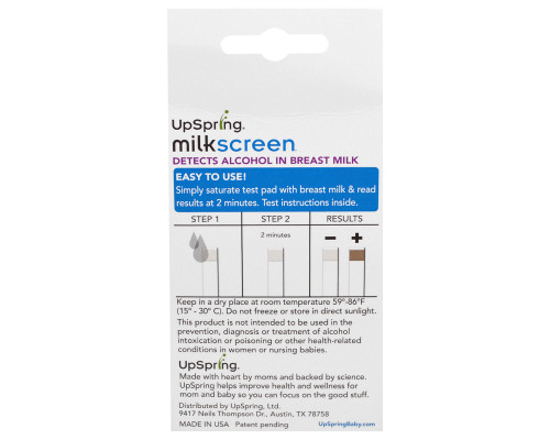 UpSpring, Milkscreen, 20 Пробных Полосок UpSpring, Milkscreen, 20 Пробных Полосок