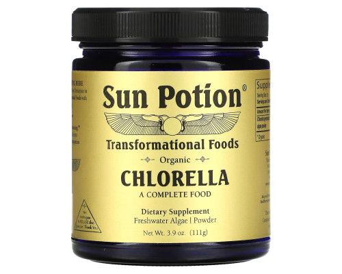 Sun Potion, Chlorella Powder, Organic, 3.9 oz (111 g) Sun Potion, Chlorella Powder, Organic, 3.9 oz (111 g)