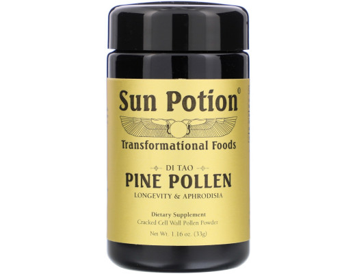 Sun Potion, Pine Pollen Powder, 1.16 oz (33 g) Sun Potion, Pine Pollen Powder, 1.16 oz (33 g)