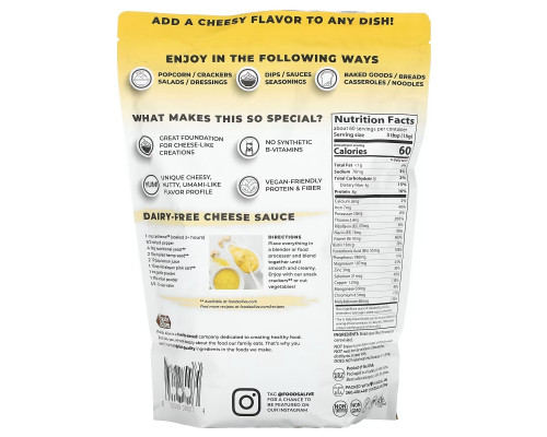 Foods Alive, Superfood, Non-Fortified Nutritional Yeast, 32 oz (907 g) Foods Alive, Superfood, Non-Fortified Nutritional Yeast, 32 oz (907 g)