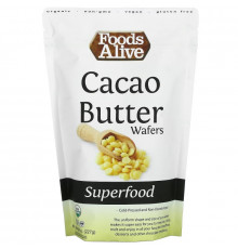 Foods Alive, Superfood, вафли с маслом какао, 227 г (8 унций)