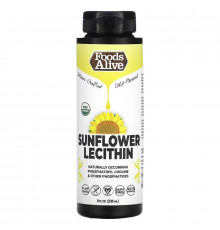 Foods Alive, Sunflower Lecithin, 8 fl oz (236 ml)