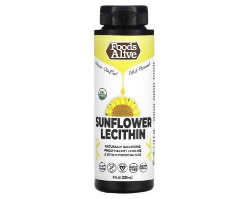 Foods Alive, Sunflower Lecithin, 8 fl oz (236 ml) Foods Alive, Sunflower Lecithin, 8 fl oz (236 ml)