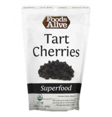 Фрукты и ягоды Foods Alive, Superfood, вишня, 340 г (12 унций)