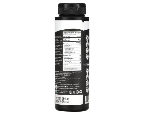Foods Alive, Ремесленное масло черного тмина холодного отжима, 236 мл