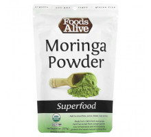 Суперфуды Foods Alive, Superfood, порошок моринги, 227 г (8 унций)