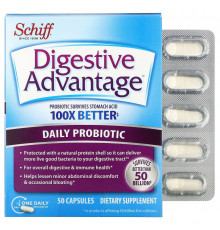 Schiff Digestive Advantage Daily Probiotic 50 Capsules