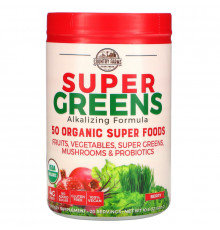 Country Farms, Super Greens, сертифицированная органическая формула из цельных продуктов, вкусный ягодный аромат, 10,6 унц. (300 г)