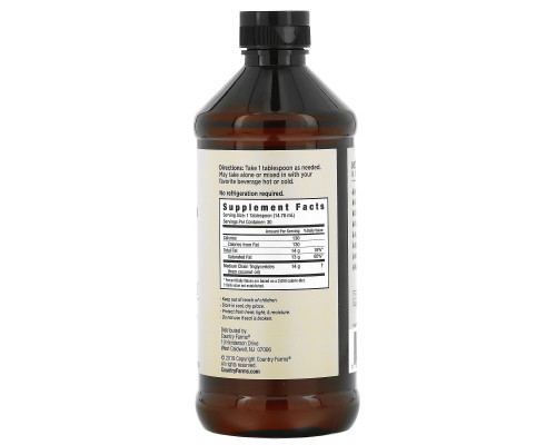 Country Farms, MCT Oil, 100% Coconut Source, 15 fl oz (443 ml) Country Farms, MCT Oil, 100% Coconut Source, 15 fl oz (443 ml)