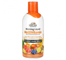Витаминно-минеральные комплексы Country Farms, Morning Liquid Multivitamin, тропические фрукты, 946 мл (32 жидк. Унции)