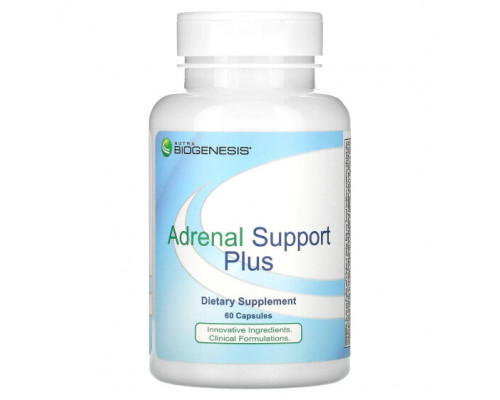 Улучшение памяти и работы мозга Nutra BioGenesis, Adrenal Support Plus, добавка для поддержки надпочечников, 60 капсул Улучшение памяти и работы мозга Nutra BioGenesis, Adrenal Support Plus, добавка для поддержки надпочечников, 60 капсул