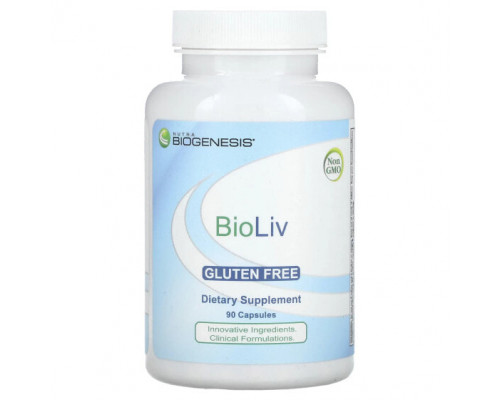 Для пищеварительной системы Nutra BioGenesis, BioLiv, 90 капсул Для пищеварительной системы Nutra BioGenesis, BioLiv, 90 капсул