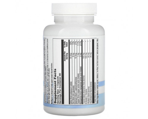 Регуляция гормонального фона Nutra BioGenesis, BioThyro, 60 капсул Регуляция гормонального фона Nutra BioGenesis, BioThyro, 60 капсул