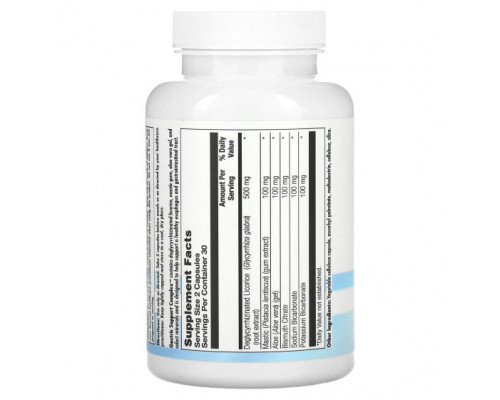 Цинк Nutra BioGenesis, комплекс для поддержки желудка, 60 капсул