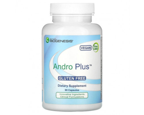 Растительные экстракты и настойки Nutra BioGenesis, Andro Plus, 90 капсул Растительные экстракты и настойки Nutra BioGenesis, Andro Plus, 90 капсул