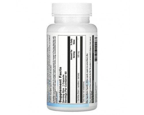 Аминокислоты Nutra BioGenesis, L-карнитин, 60 капсул Аминокислоты Nutra BioGenesis, L-карнитин, 60 капсул