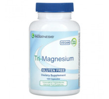 Магний Nutra BioGenesis, Тримагний, 120 капсул