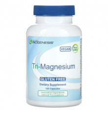 Магний Nutra BioGenesis, Тримагний, 120 капсул